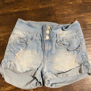 High waisted shorts